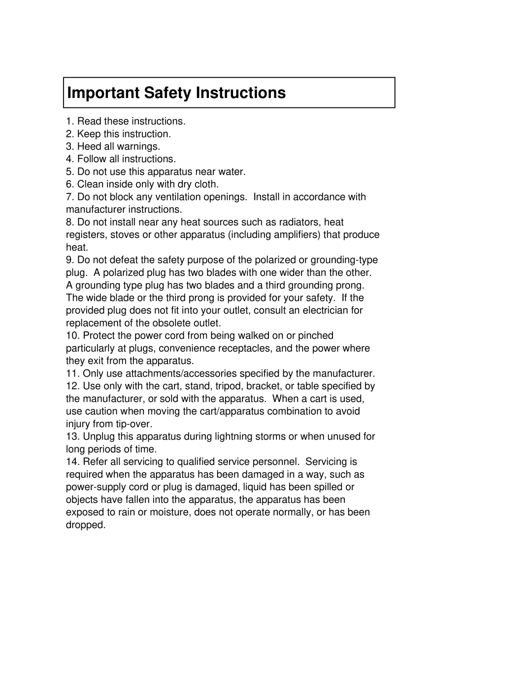 Bosch Appliances WZ45N instruction manual Important Safety Instructions 