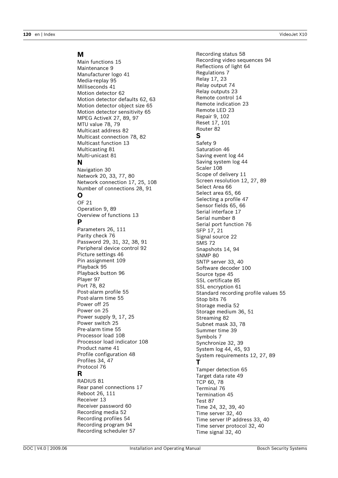 Bosch Appliances X10 manual Radius 