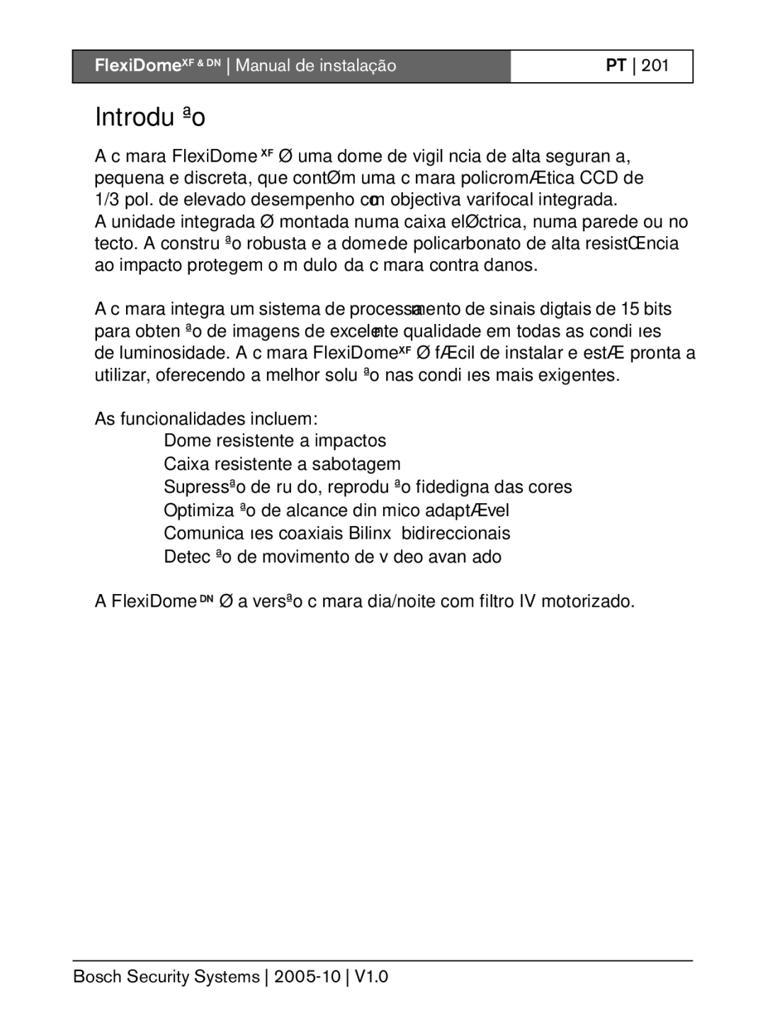 Bosch Appliances XF, DN installation instructions Introdução 