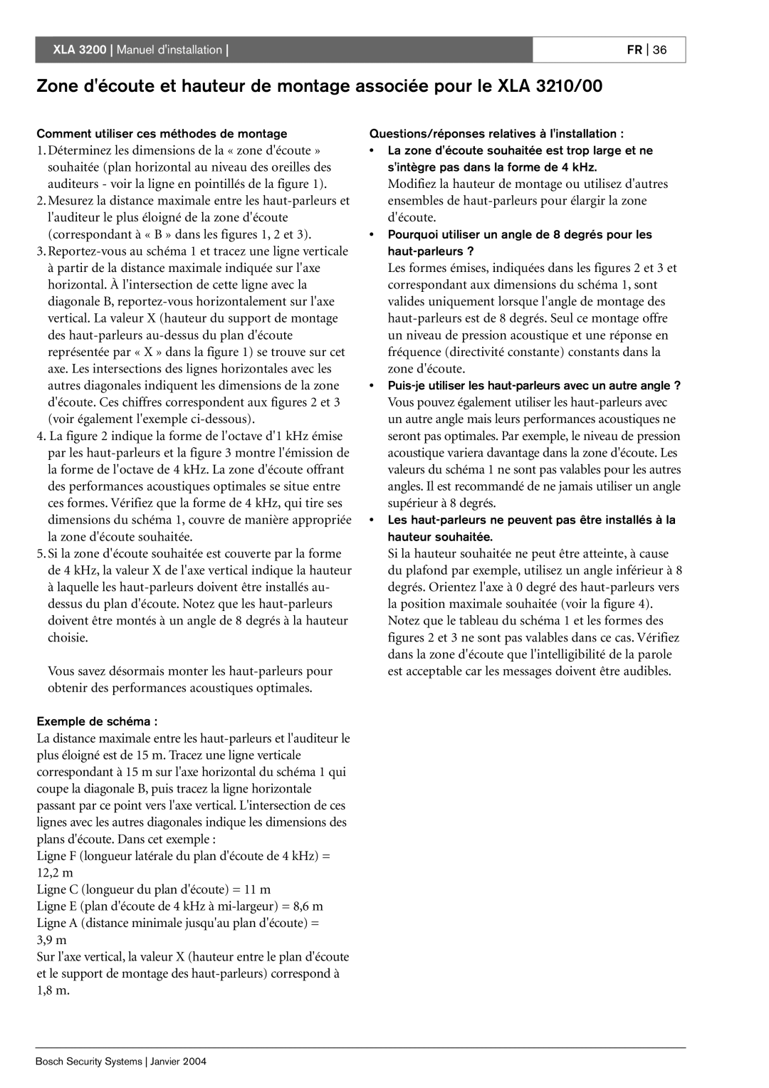 Bosch Appliances XLA 3200 installation manual Exemple de schéma 