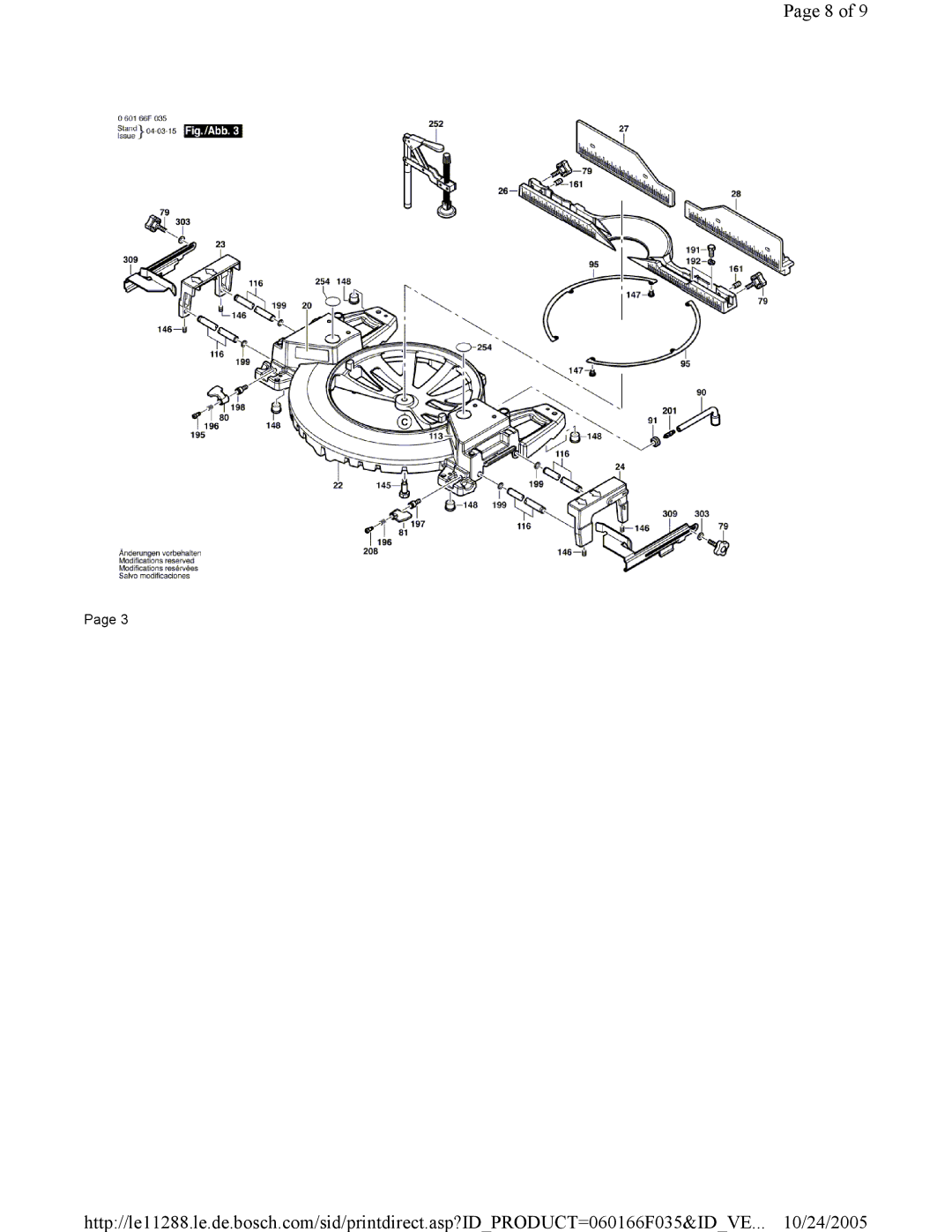 Bosch Power Tools 0 601 66F 035 manual 