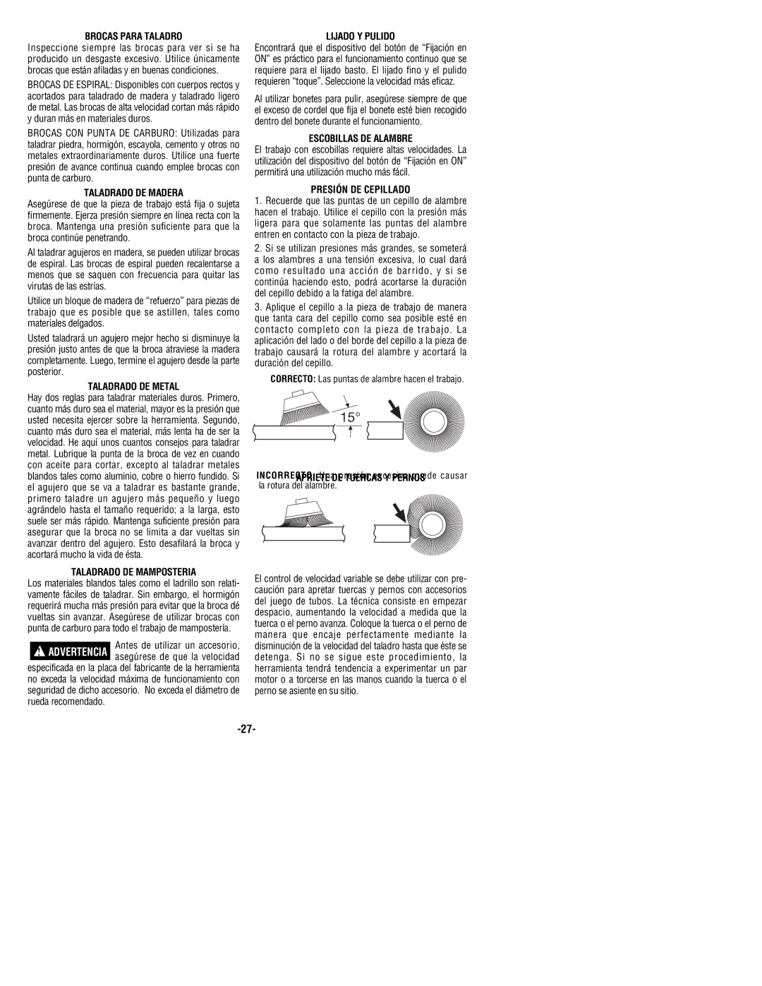 Bosch Power Tools 1011VSR, 1034VSR Brocas Para Taladro, Taladrado DE Madera, Taladrado DE Metal, Taladrado DE Mamposteria 