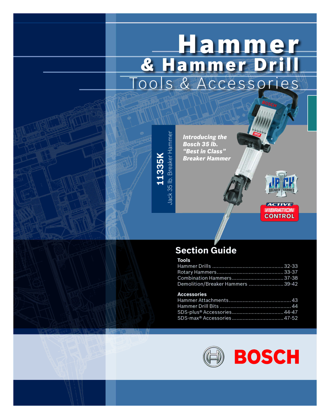 Bosch Power Tools 11221DVS, 11253VSR, 11224VSR manual Hammer 