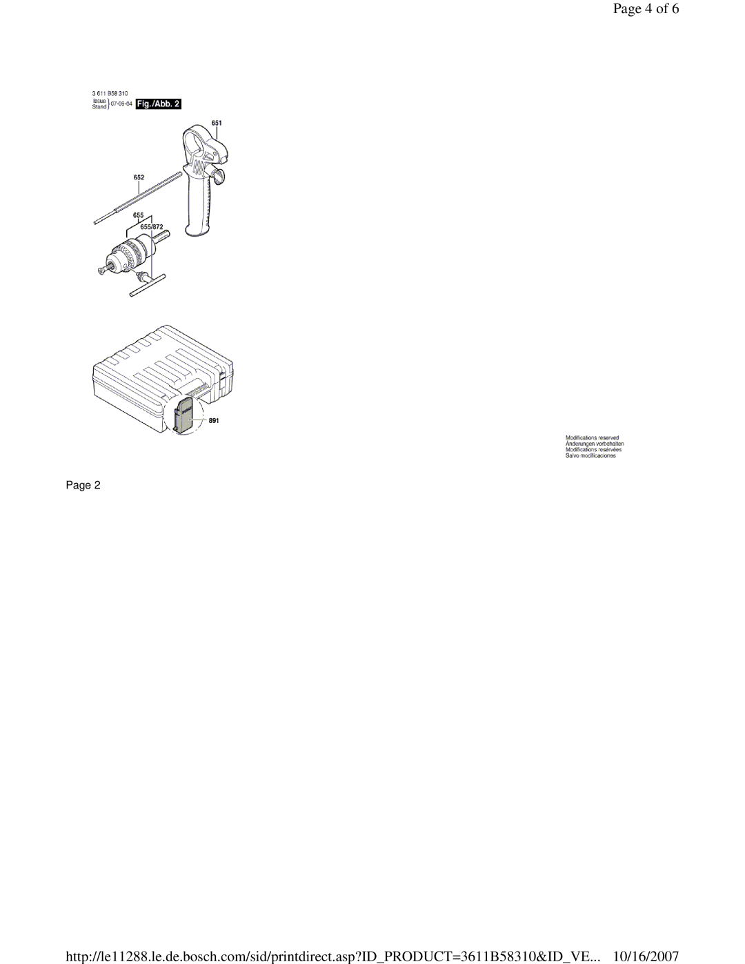 Bosch Power Tools 11258VSR manual 