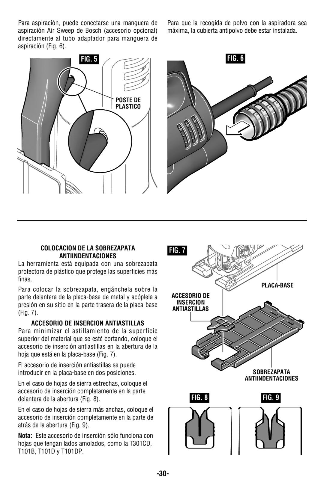 Bosch Power Tools 1591EVSK, 1590EVSK Colocacion DE LA Sobrezapata Antiindentaciones, Accesorio DE Insercion Antiastillas 