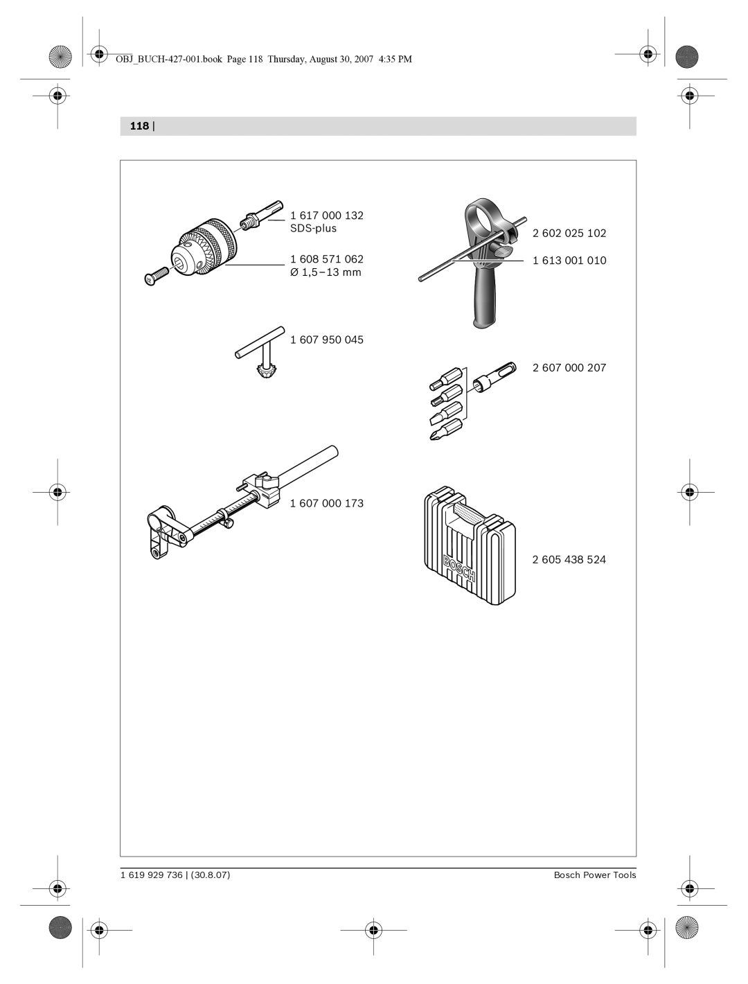 Bosch Power Tools 18/02/E manual 118 