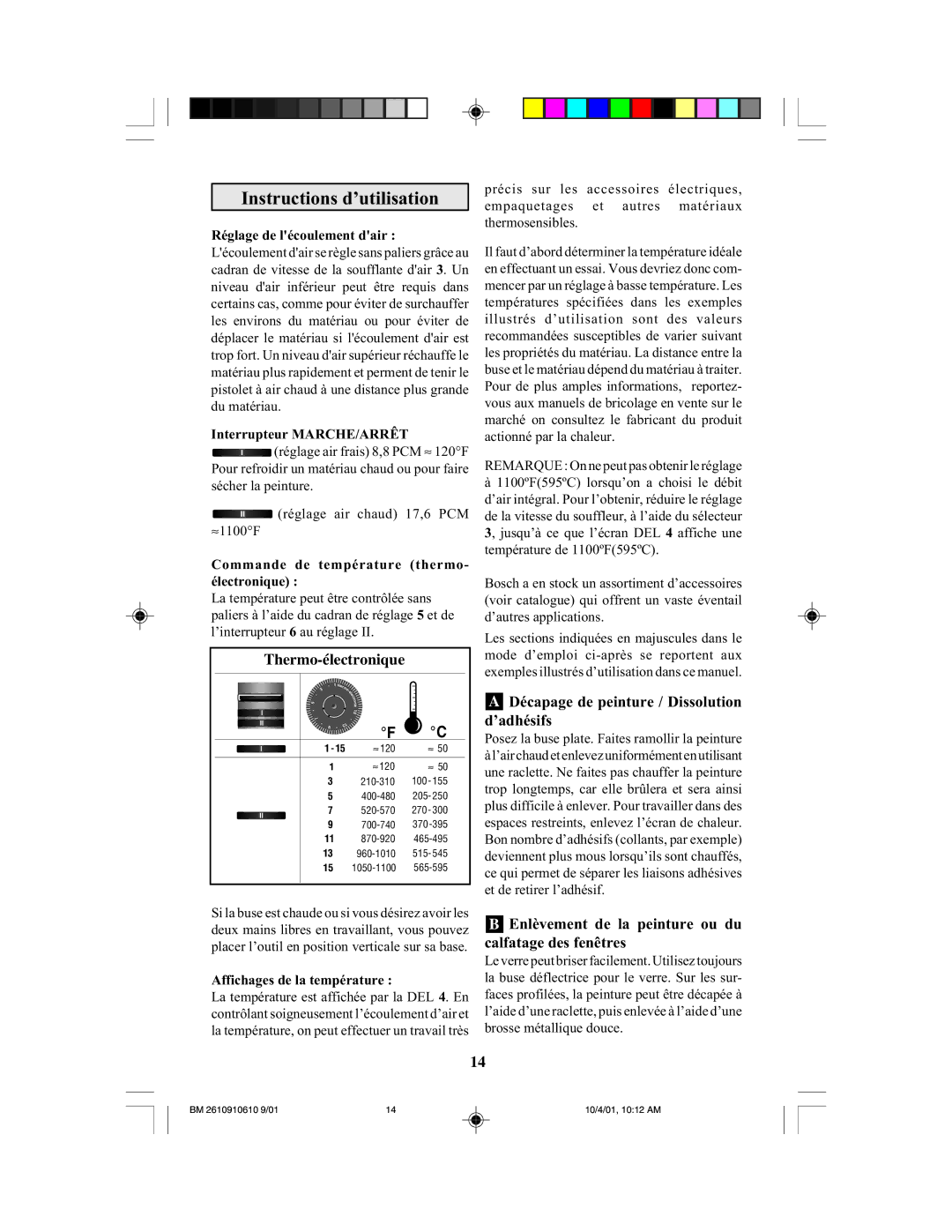 Bosch Power Tools 1943 LED manual Instructions d’utilisation 