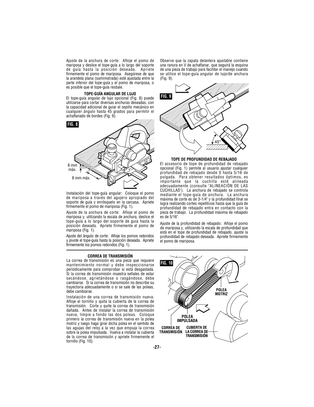 Bosch Power Tools 3365 TOPE-GUÍA Angular DE Lujo, Tope DE Profundidad DE Rebajado, Correa DE Transmisión, Polea Impulsada 