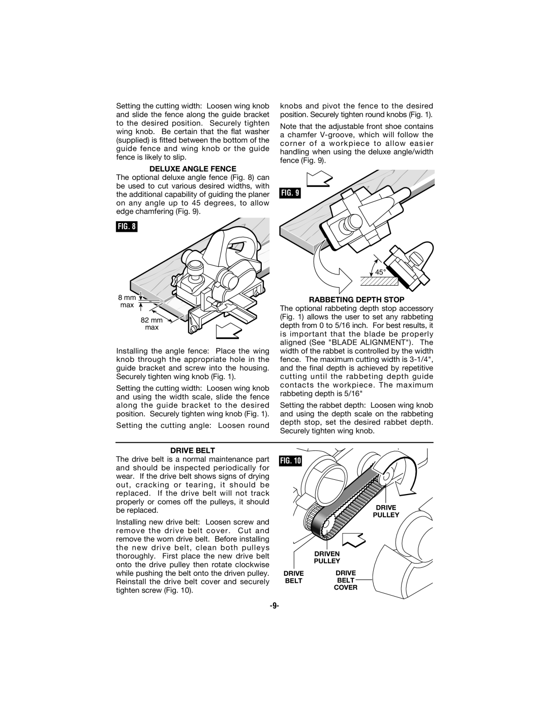 Bosch Power Tools 3365 manual Deluxe Angle Fence 