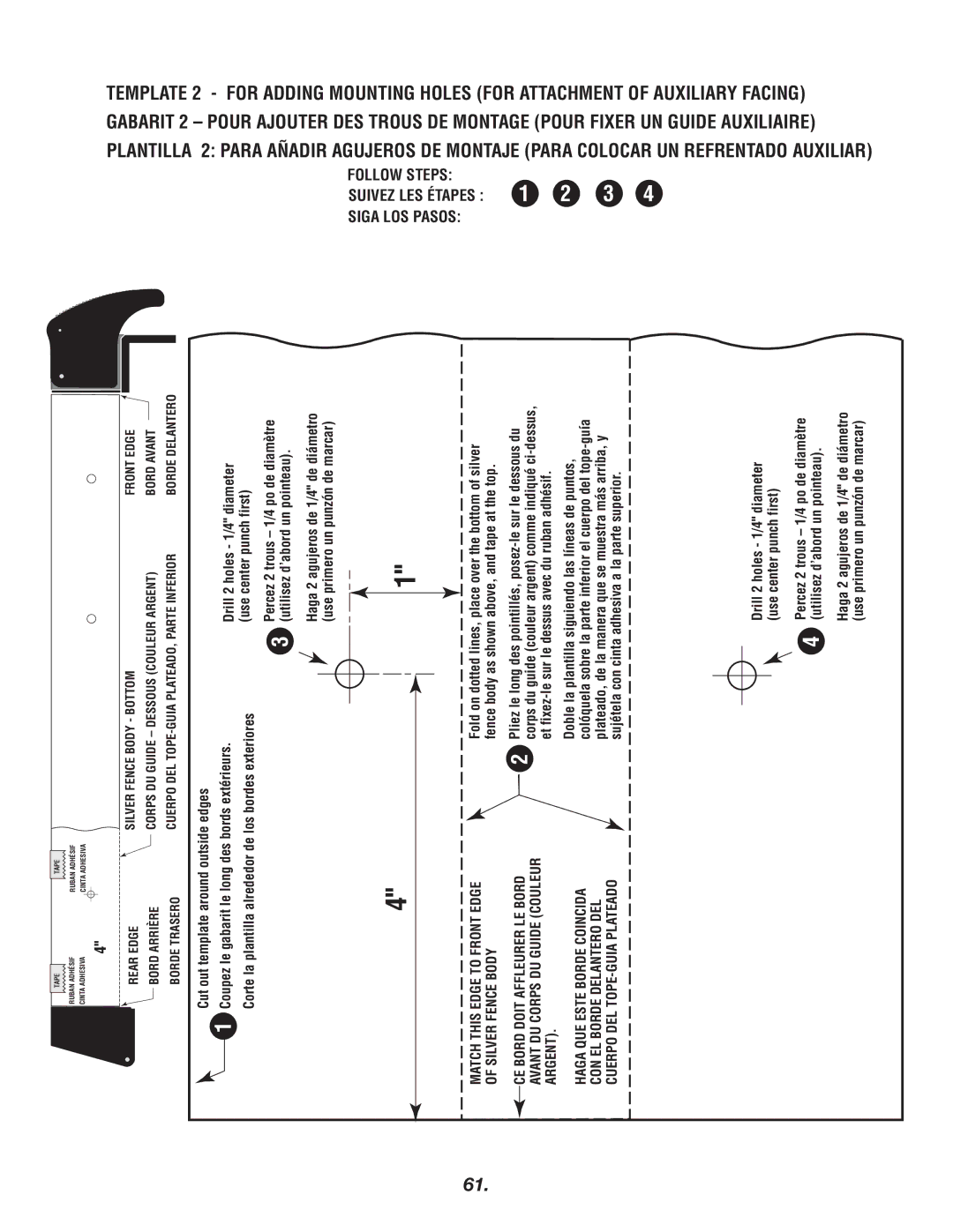 Bosch Power Tools 4000 manual For Adding 