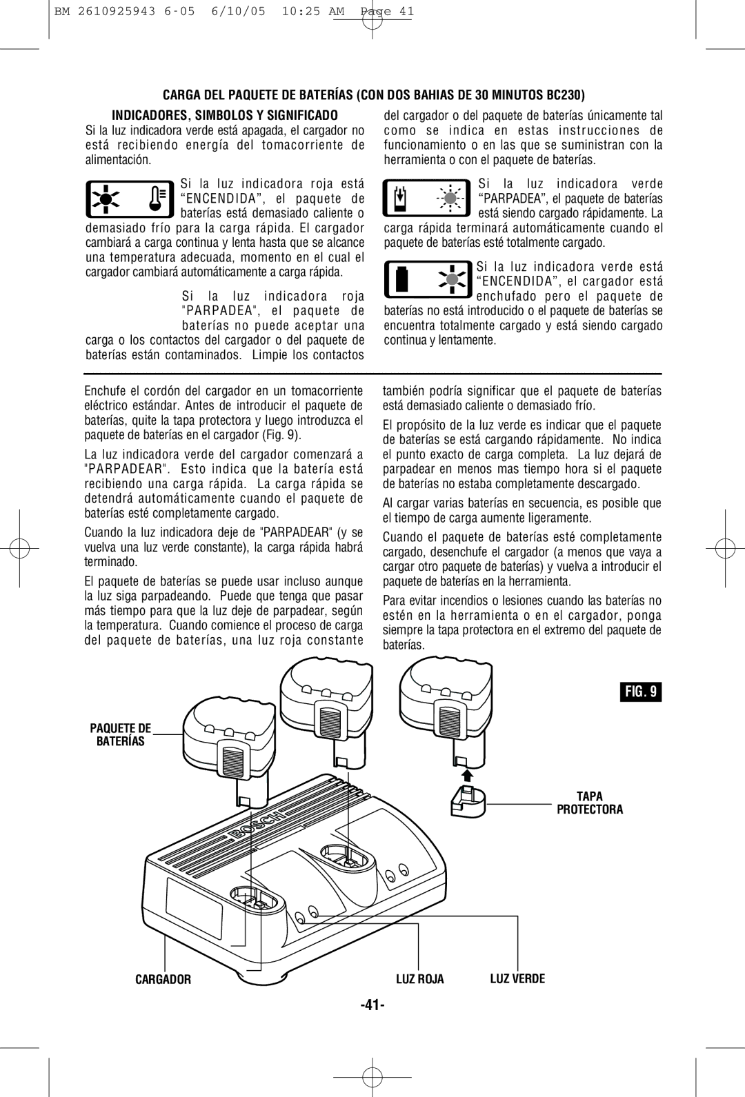 Bosch Power Tools 52318B, 52324, 52314B manual Encendida 