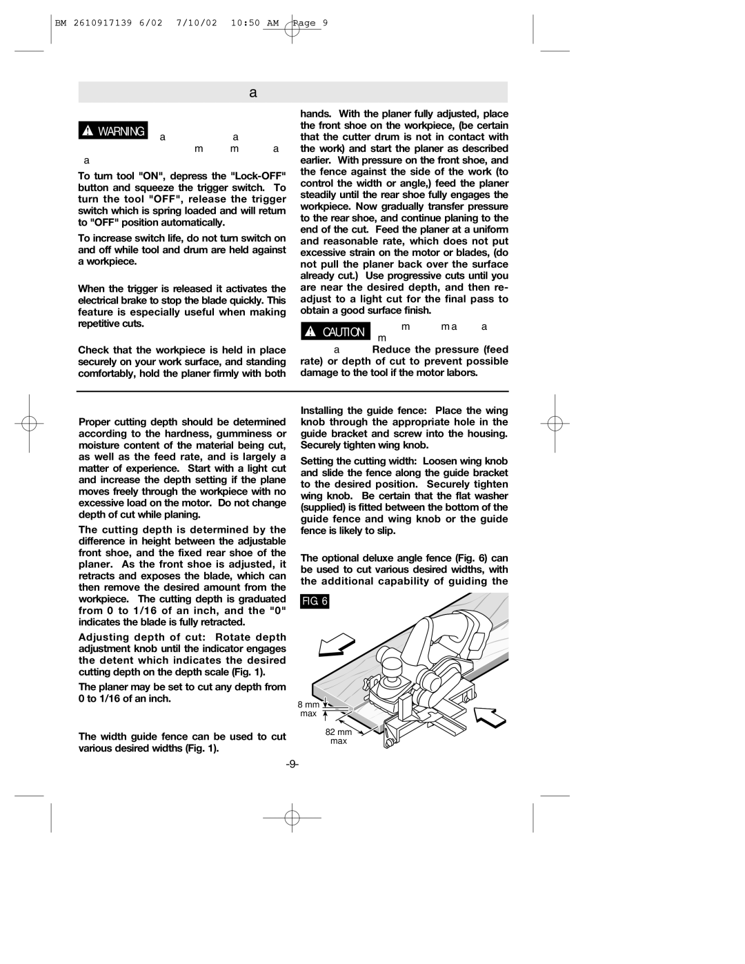 Bosch Power Tools 53514 manual Operating Instructions 