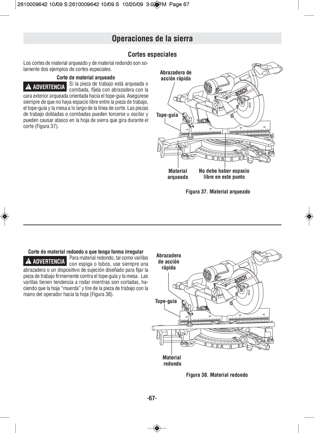 Bosch Power Tools 5412L, 5312 Cortes especiales, Corte de material arqueado, Abrazadera De acción Rápida Tope-guía 