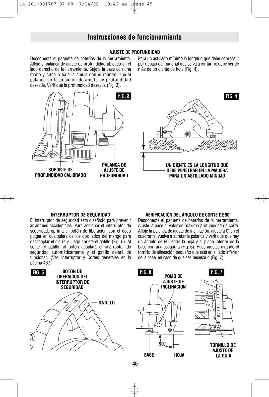 Bosch Power Tools CCS180 manual Instrucciones de funcionamiento 