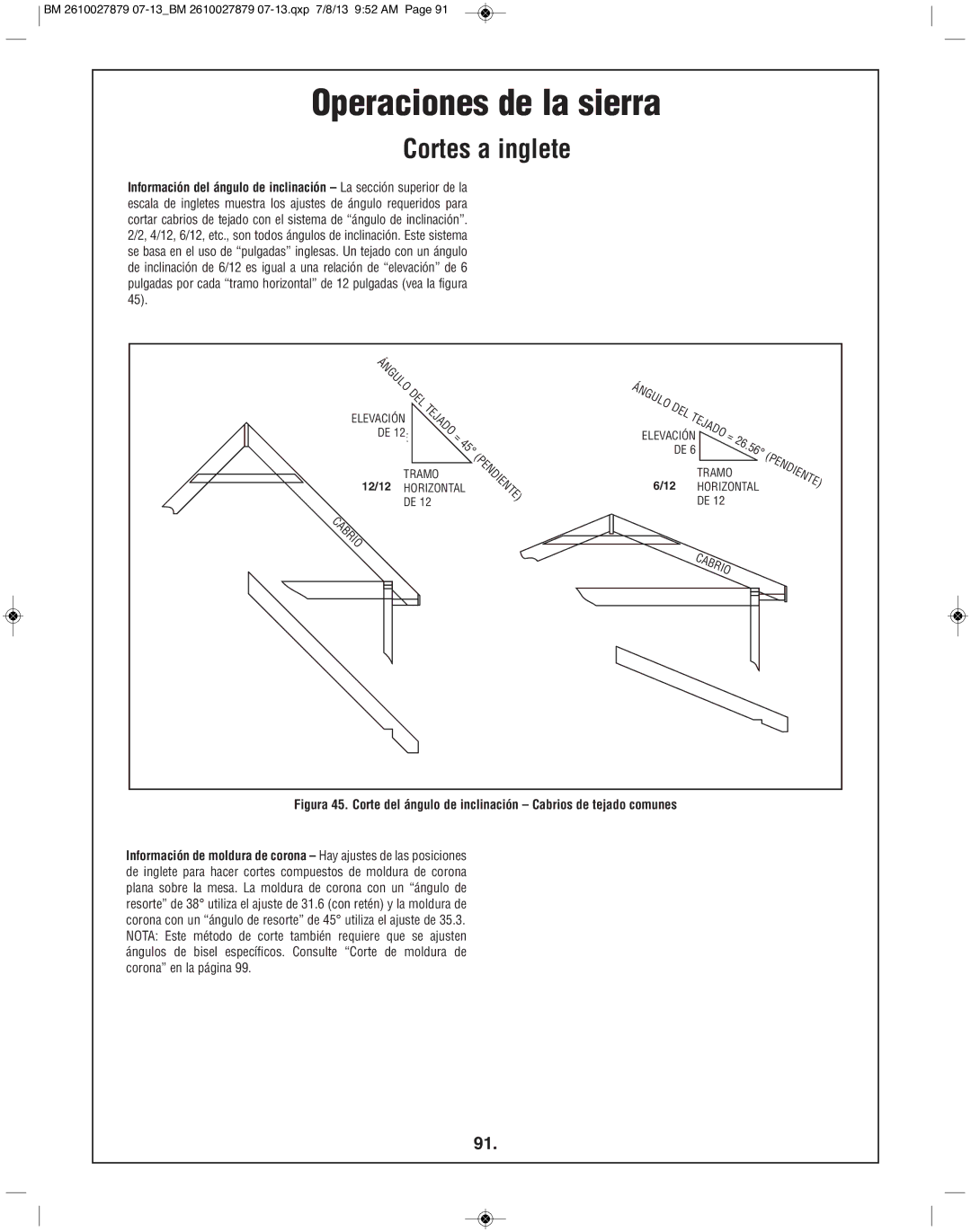 Bosch Power Tools CM10GD manual Ángulo 