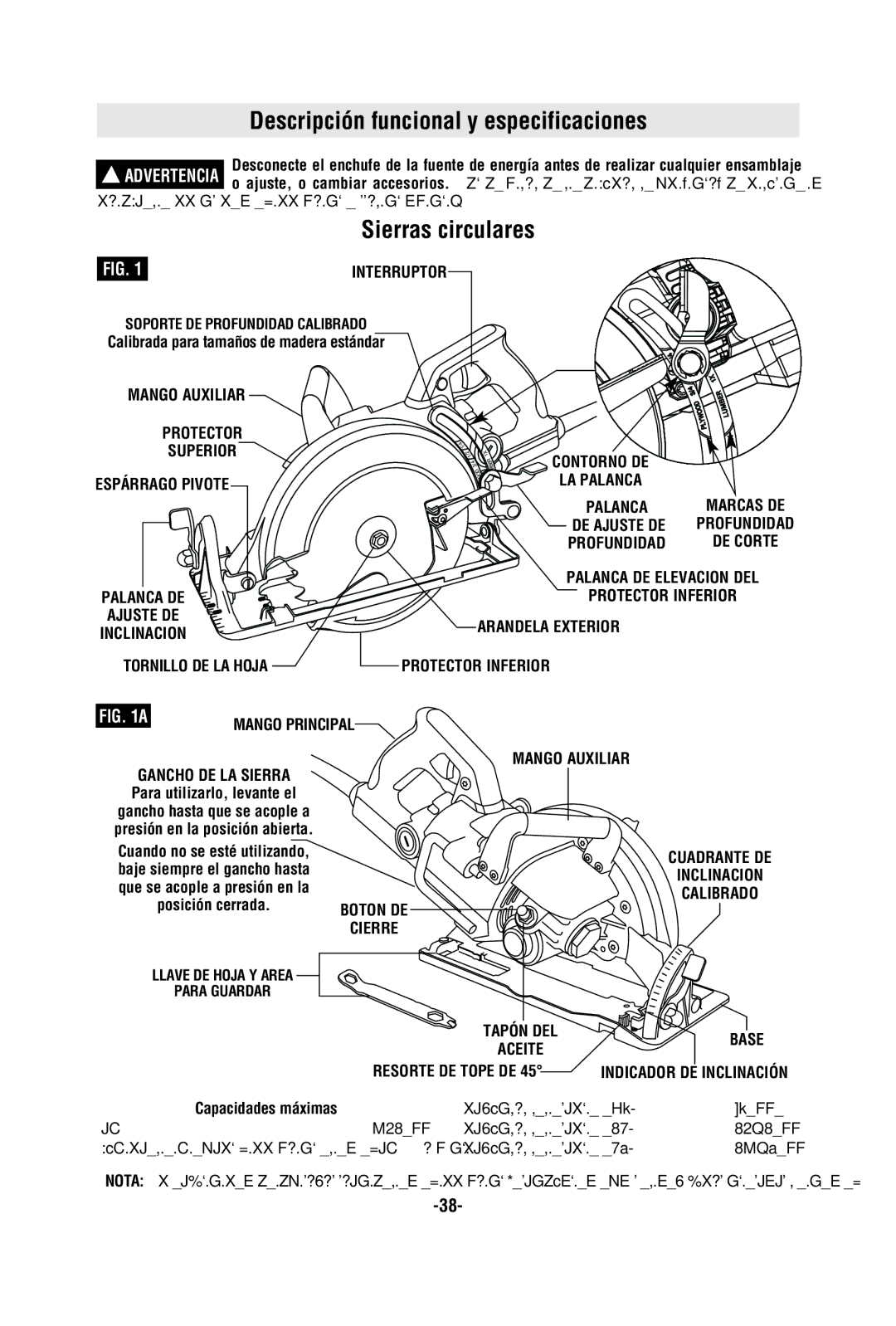 Bosch Power Tools CSW41 manual Descripción funcional y especificaciones, Sierras circulares 