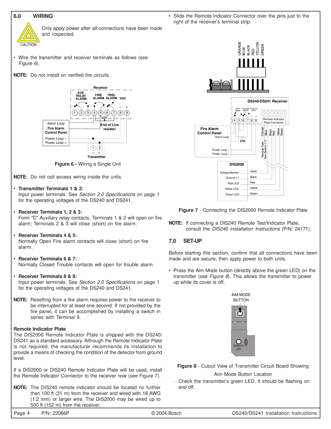 Bosch Power Tools DS241, DS240 specifications Set-Up 