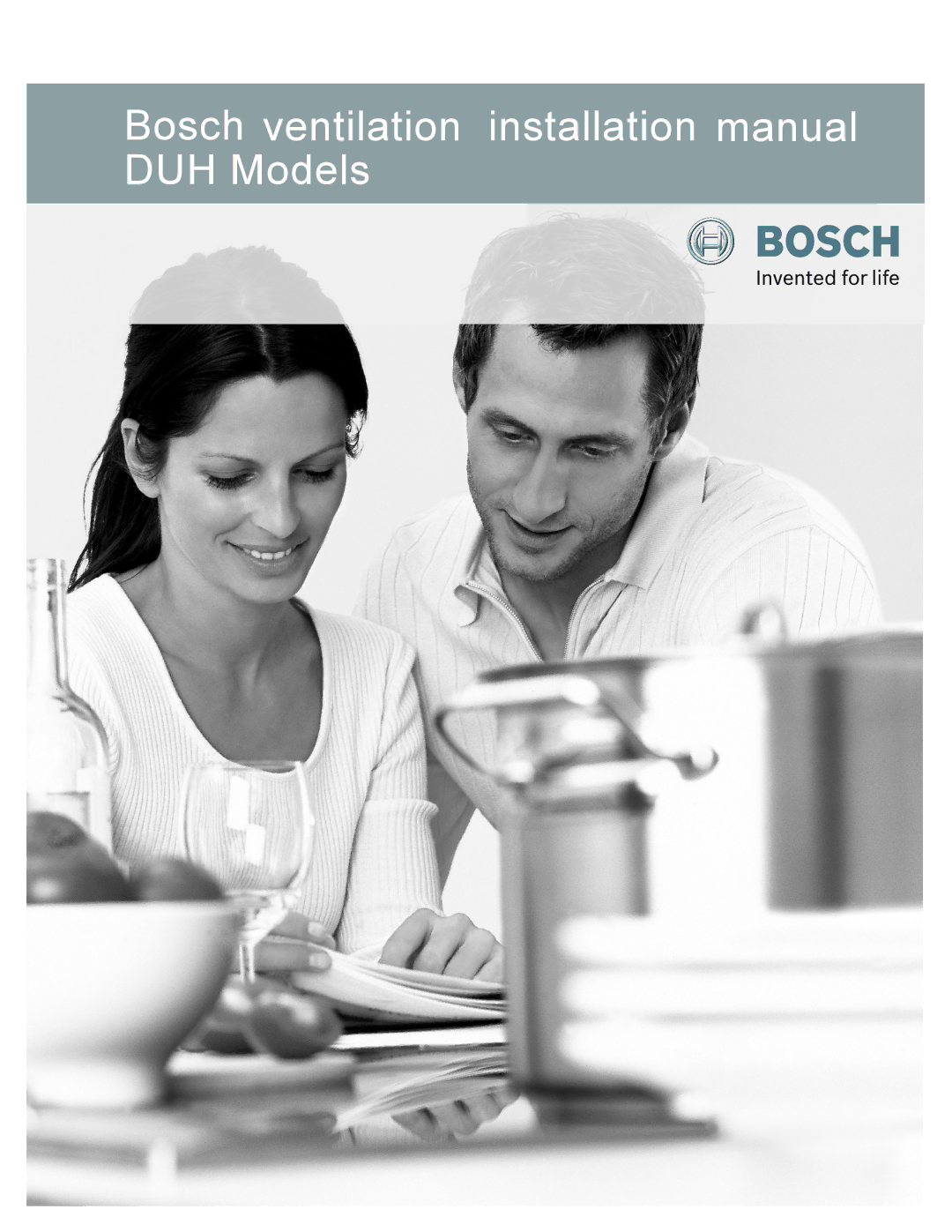 Bosch Power Tools installation manual Bosch ventilation installation manual DUH Models 