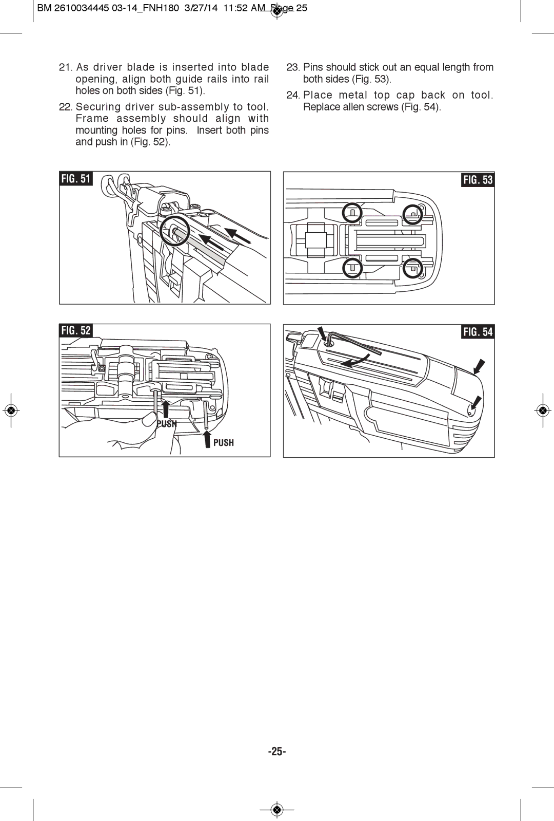 Bosch Power Tools FNH180K-16, FNH180-16BN manual 