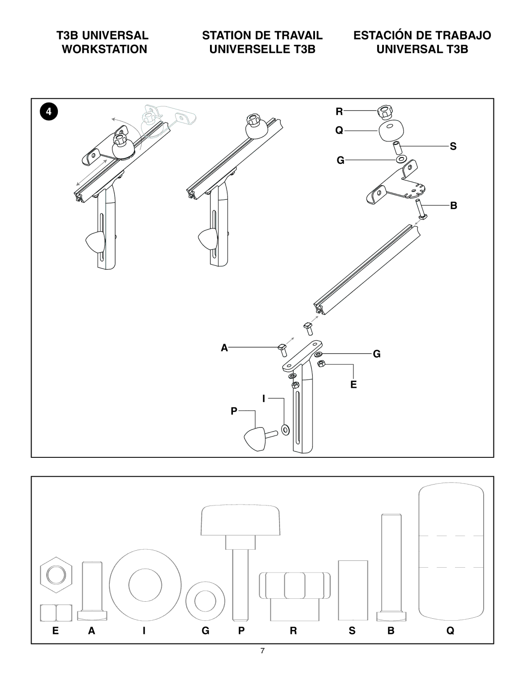 Bosch Power Tools T3B manual I G P R S B Q 