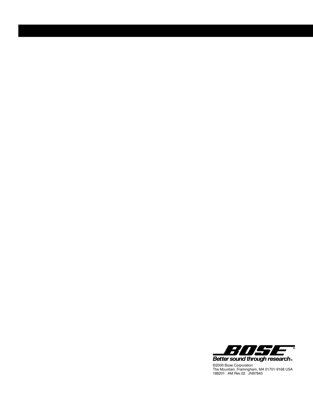 Bose 131 manual 