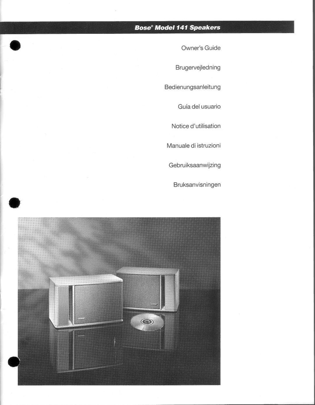 Bose 141 manual 