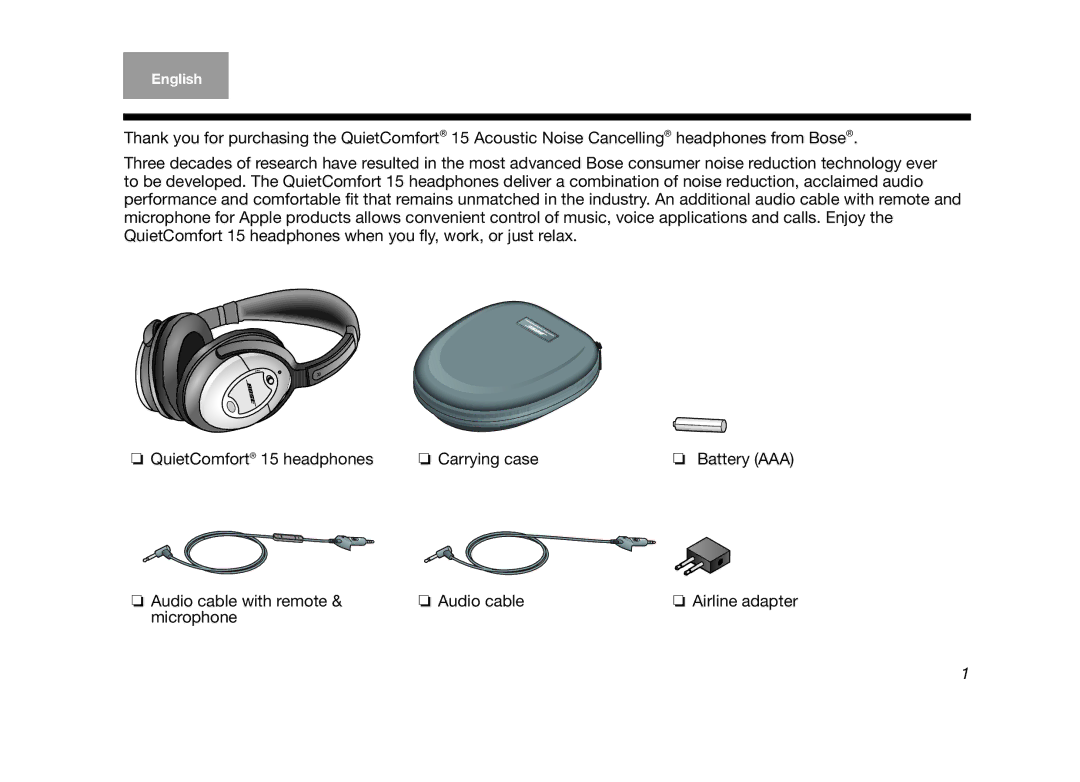 Bose 345442-0010, 15 manual Microphone 