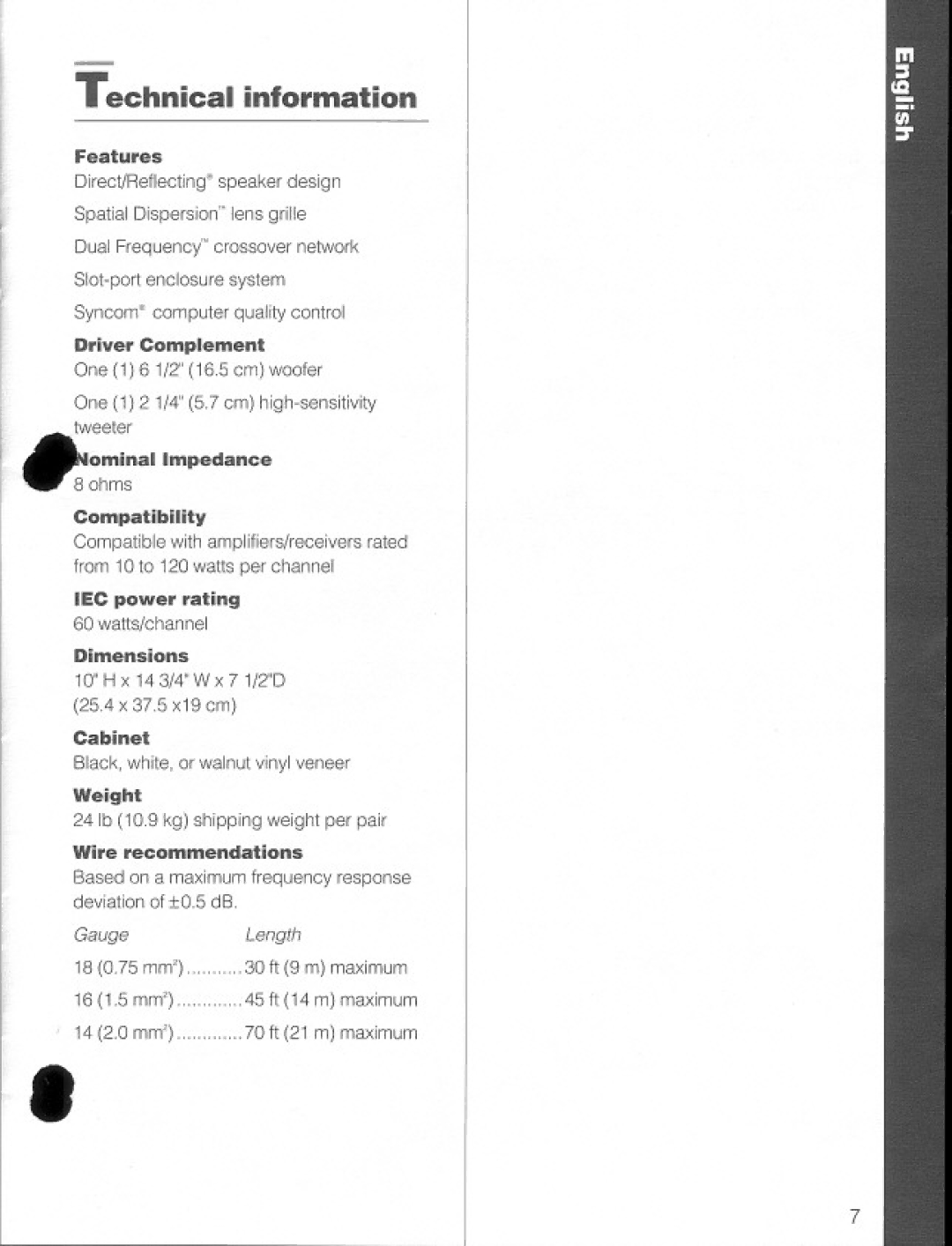 Bose 201 Series III manual 