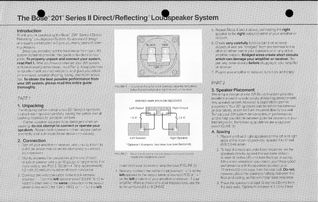 Bose 201 manual 