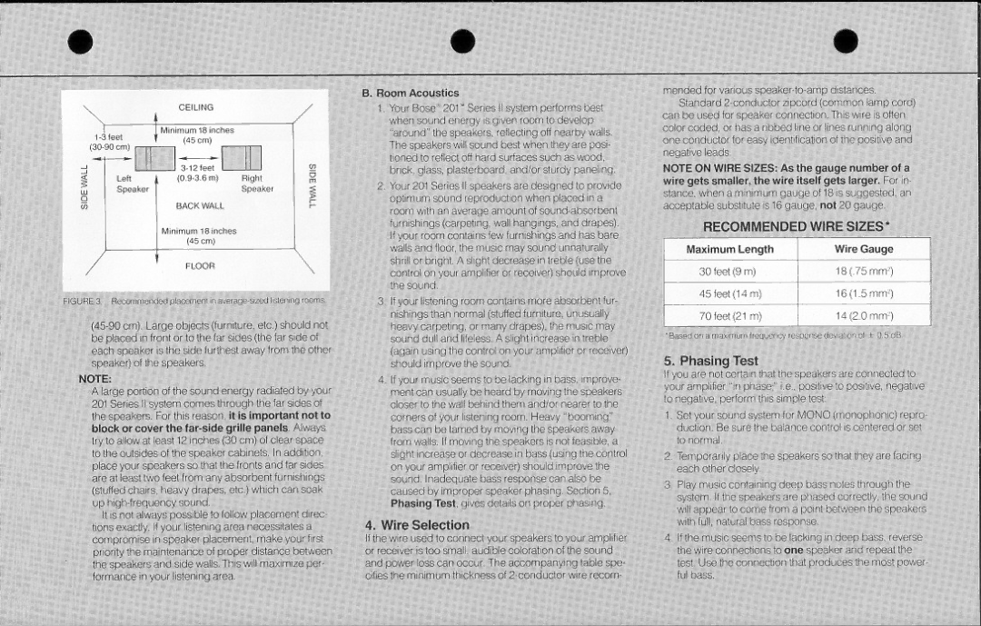 Bose 201 manual 