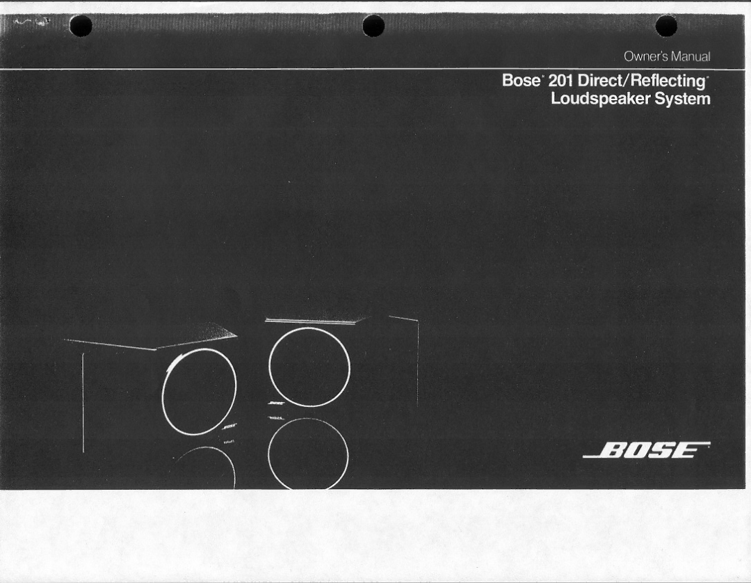 Bose 201 manual 