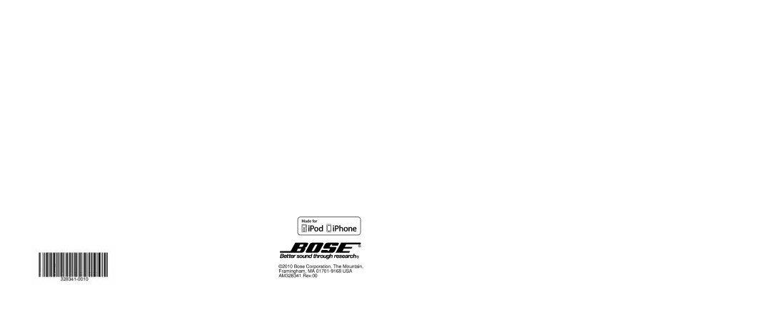 Bose V35/V25, 235, T20/T10 manual 