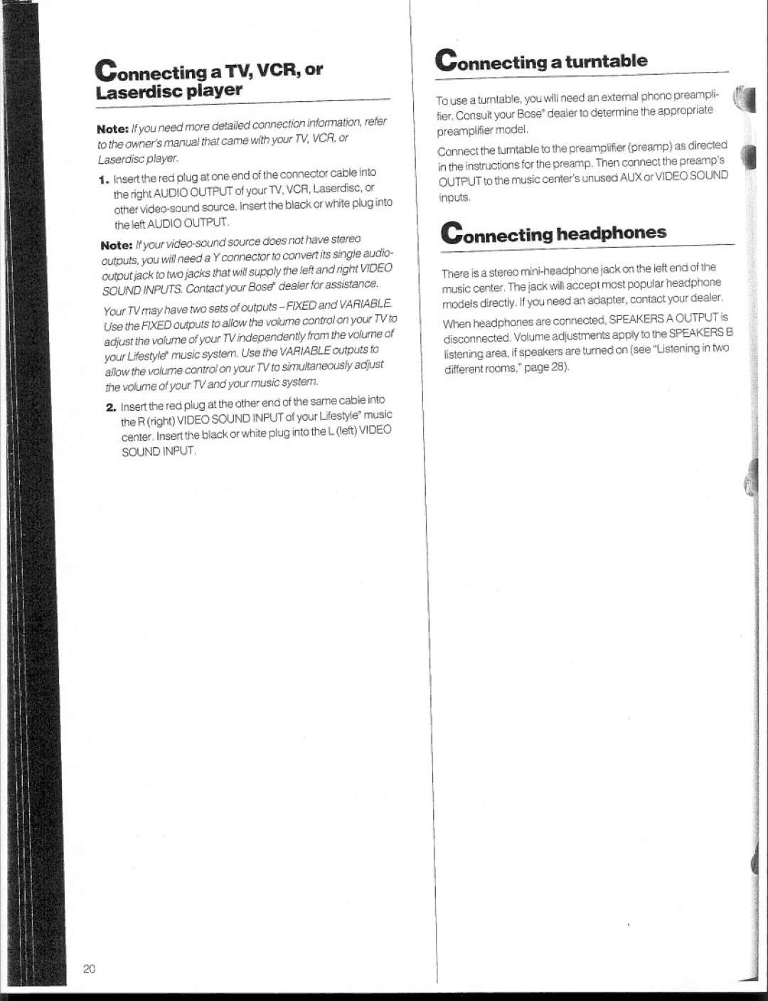 Bose 3 manual 