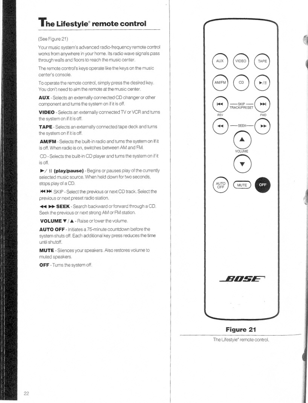 Bose 3 manual 