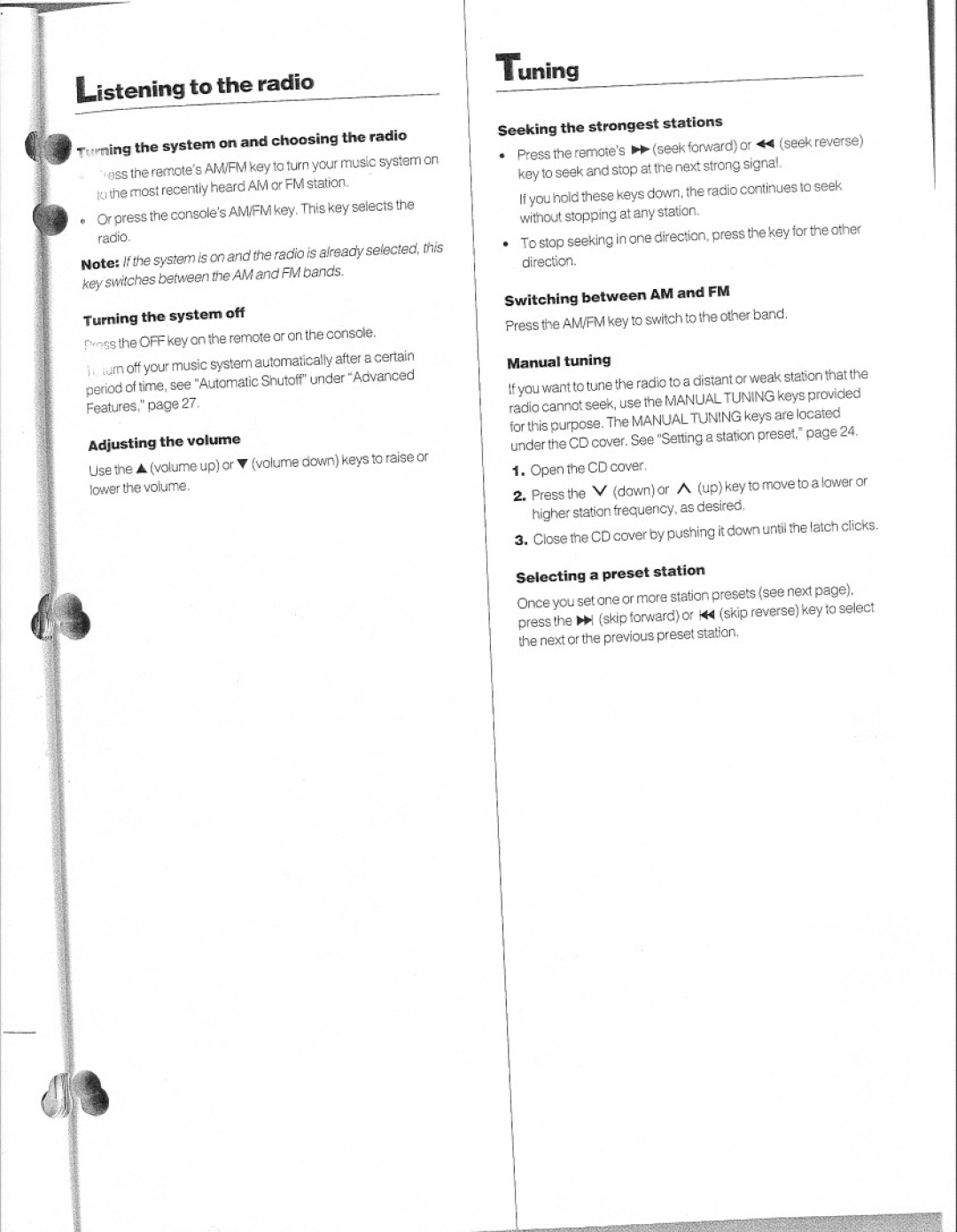 Bose 3 manual 