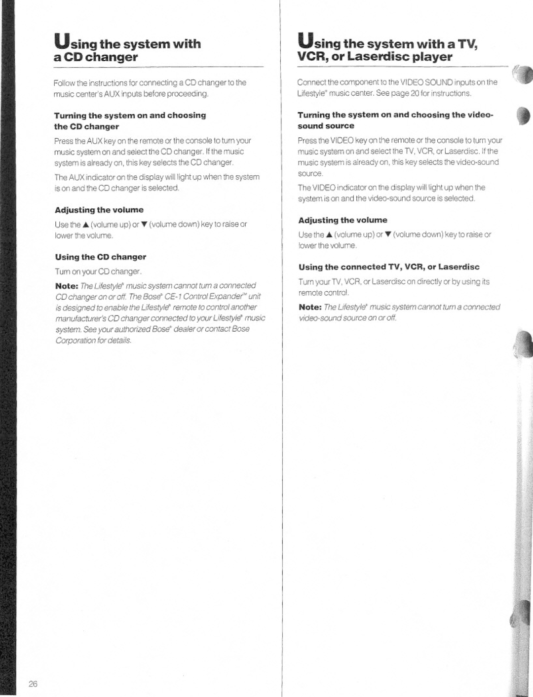 Bose 3 manual 