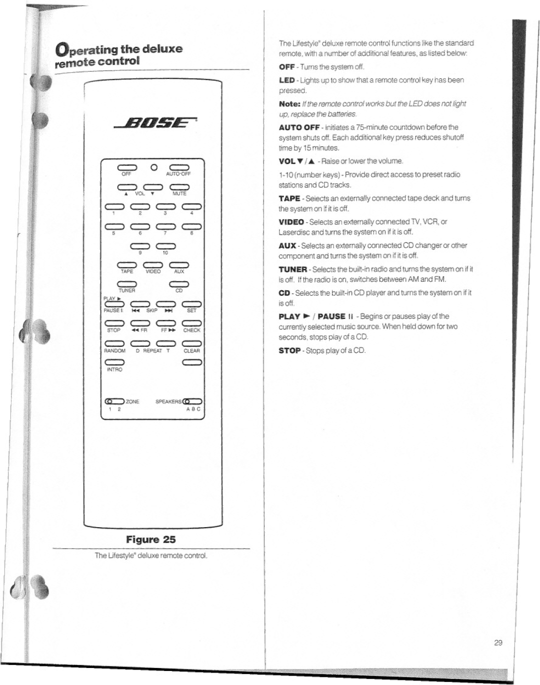 Bose 3 manual 