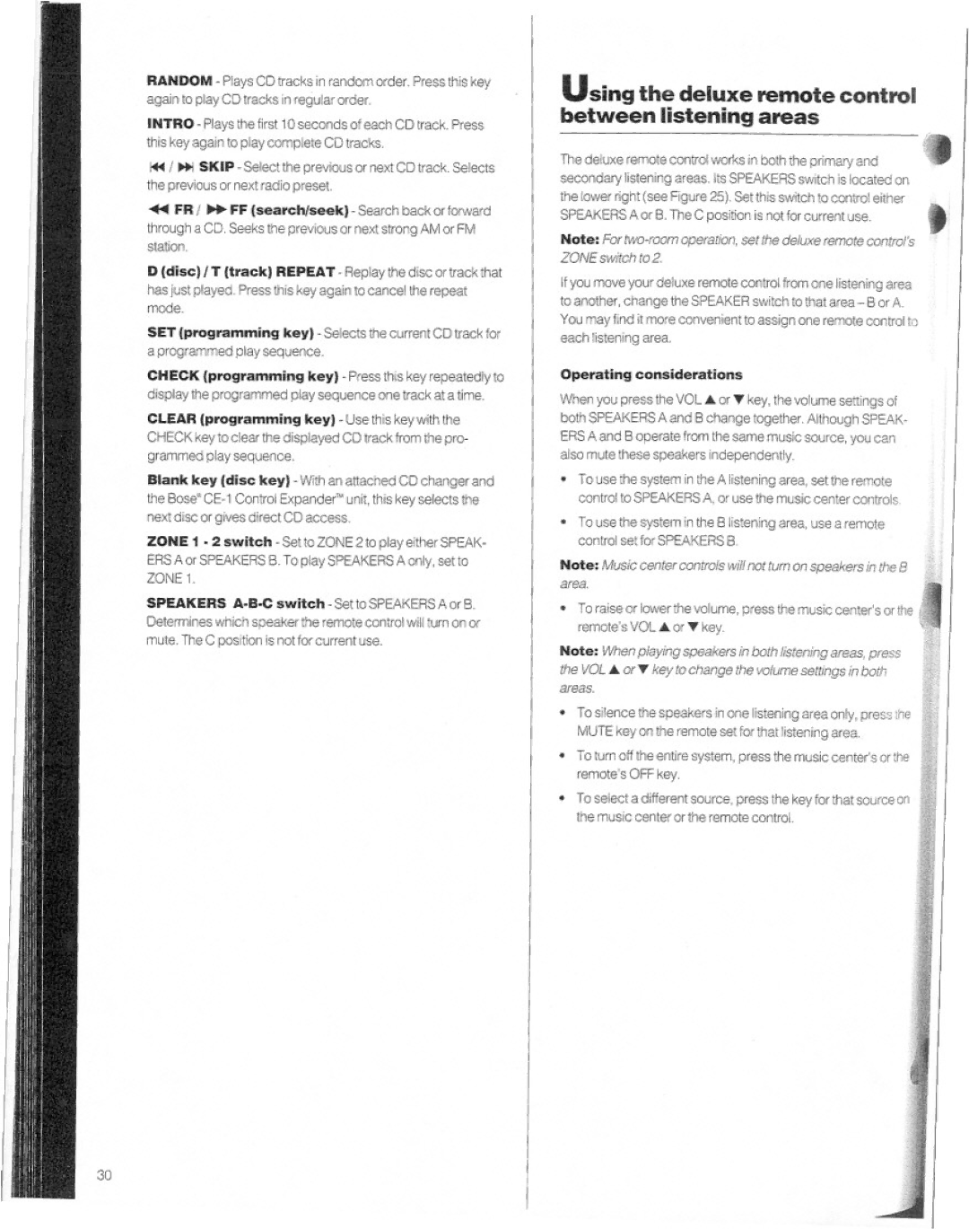 Bose 3 manual 