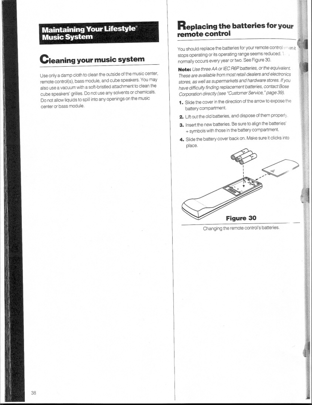 Bose 3 manual 