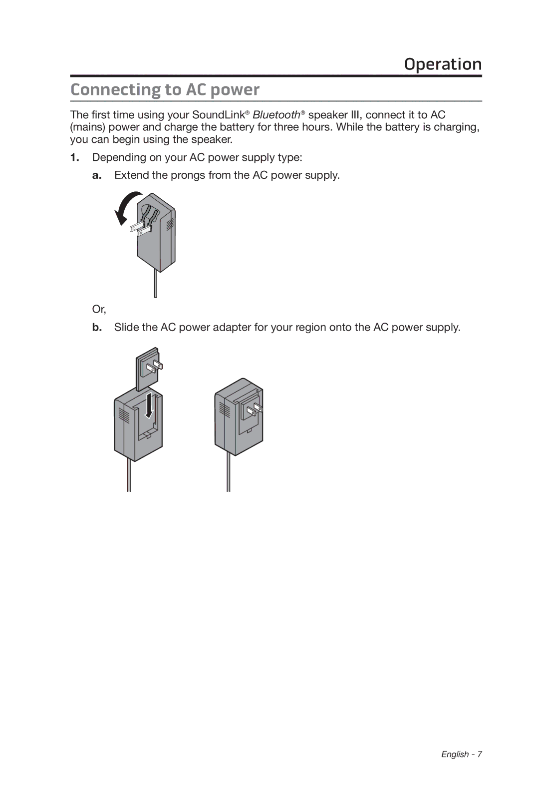 Bose 369946/1300 manual Connecting to AC power 