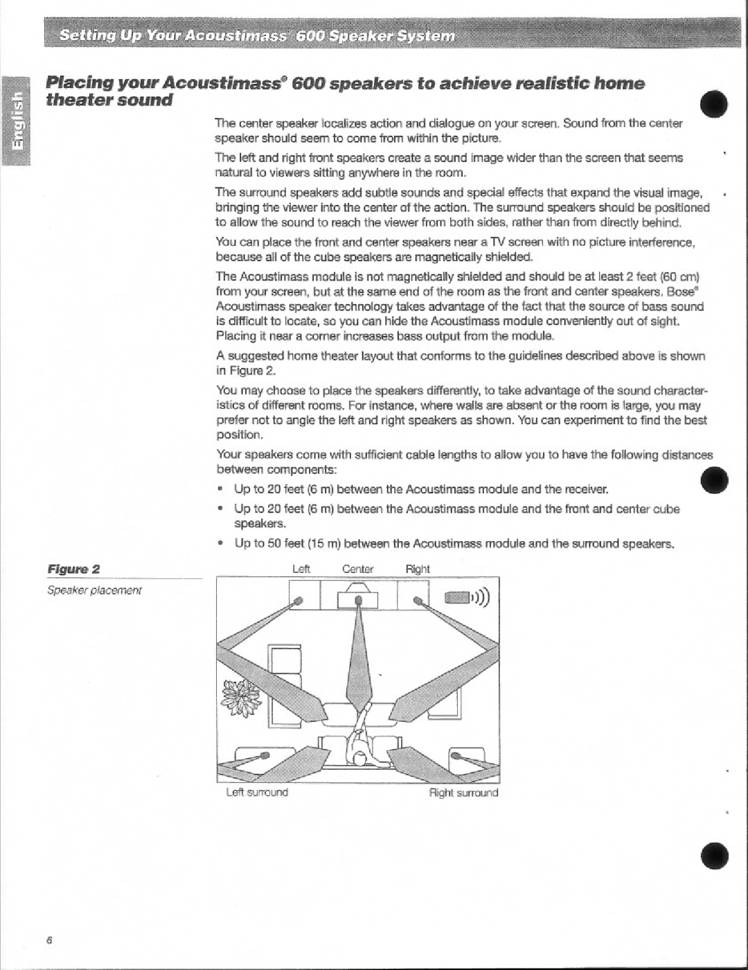 Bose 600 manual 