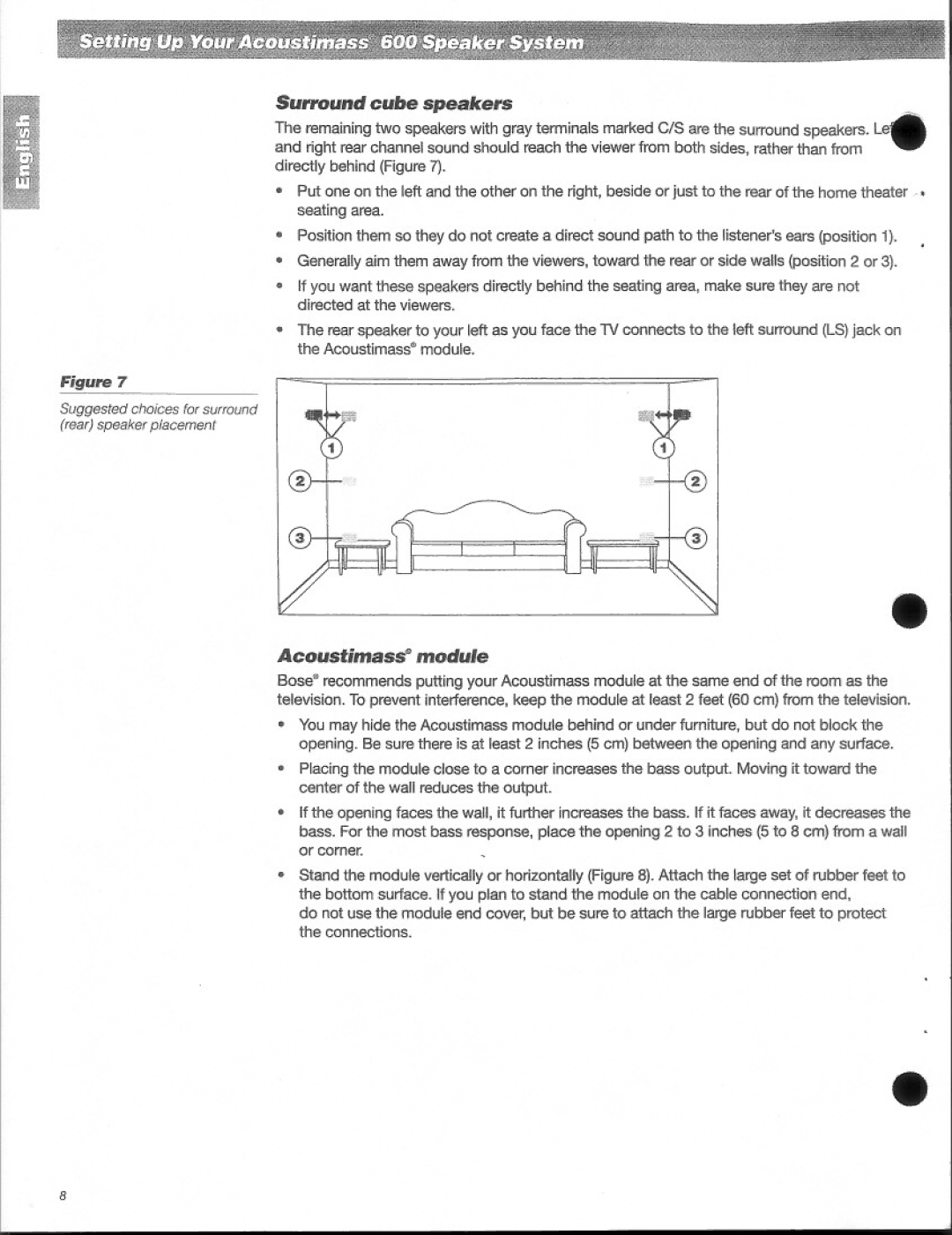 Bose 600 manual 