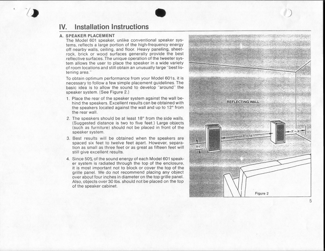 Bose 601 manual 