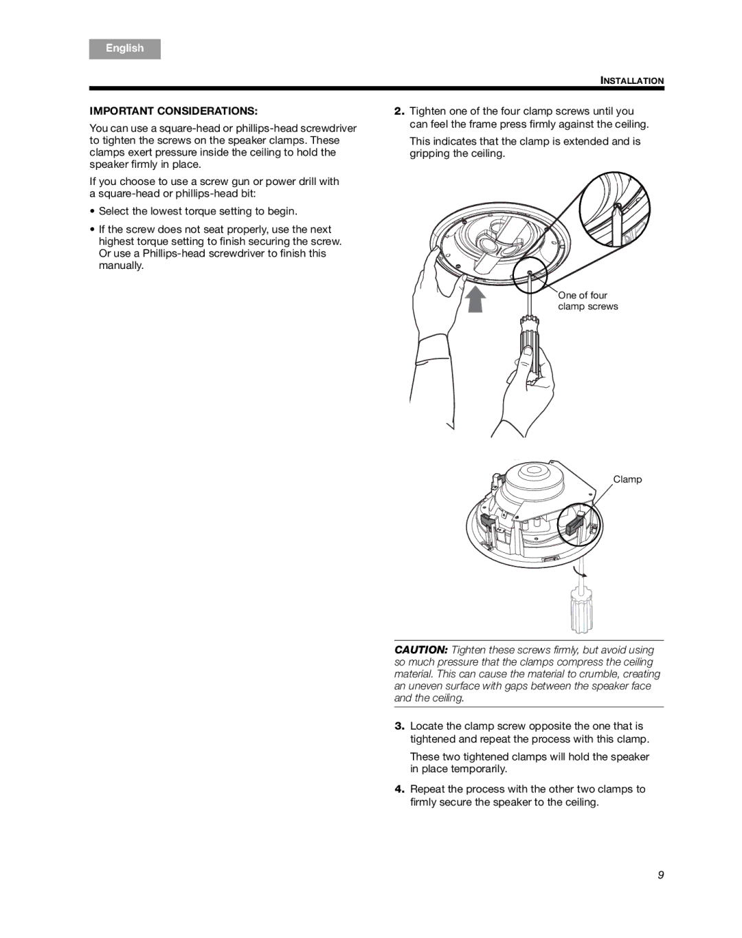 Bose 791 manual Important Considerations 