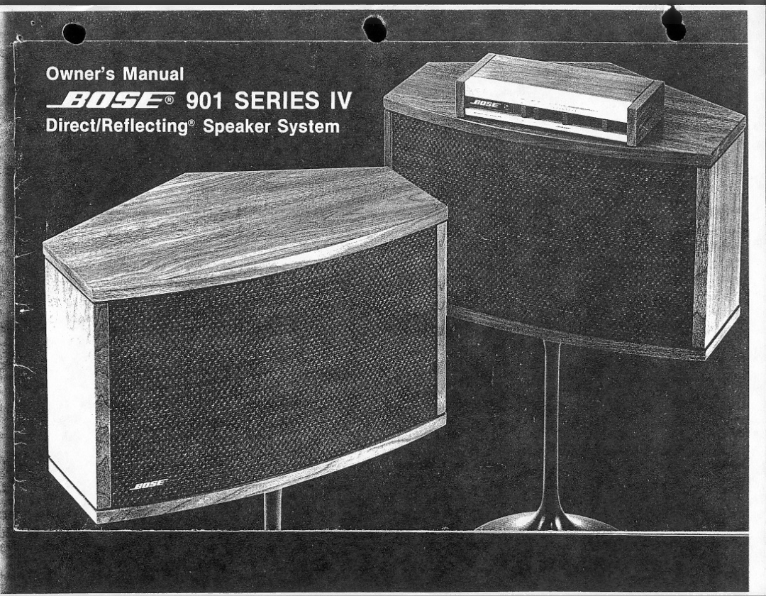 Bose 901 Series 4 manual 