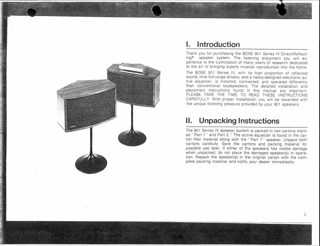 Bose 901 Series 4 manual 