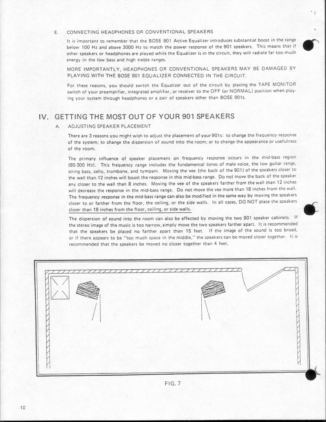 Bose 901 Series II manual 