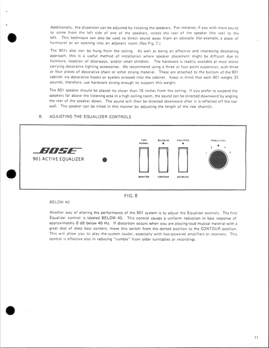 Bose 901 Series II manual 