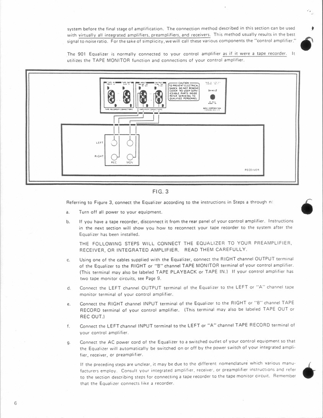 Bose 901 Series II manual 