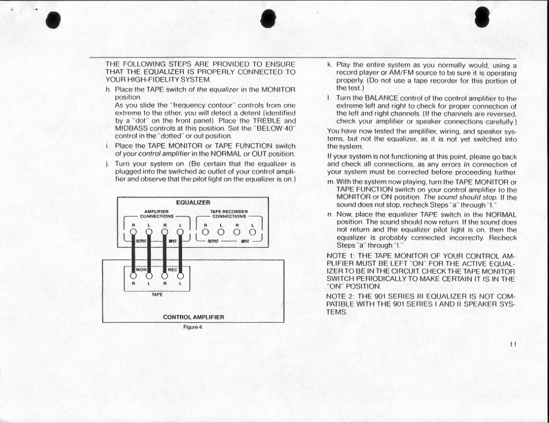 Bose 901 Series III manual 